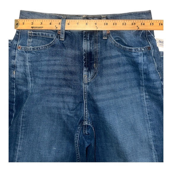 Old Navy Womens High Waisted Barrel Ankle Jeans, Size 8 - Picture 7 of 10